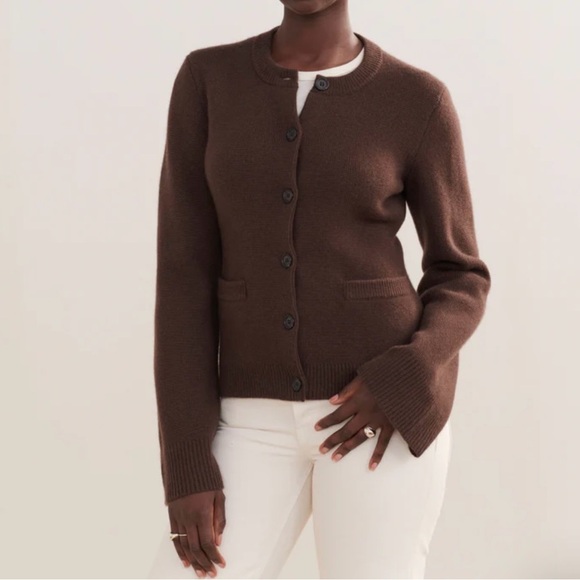 Jenni Kayne Sweaters - Jenni Kayne Chocolate Brown Women's Cardigan size small, excellent condition
